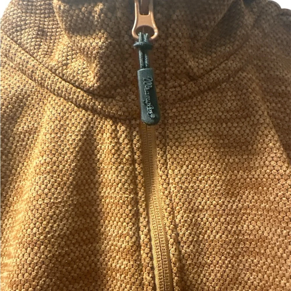 Men's Brown Wrangler Quarter-Zip Sweater~ Size M